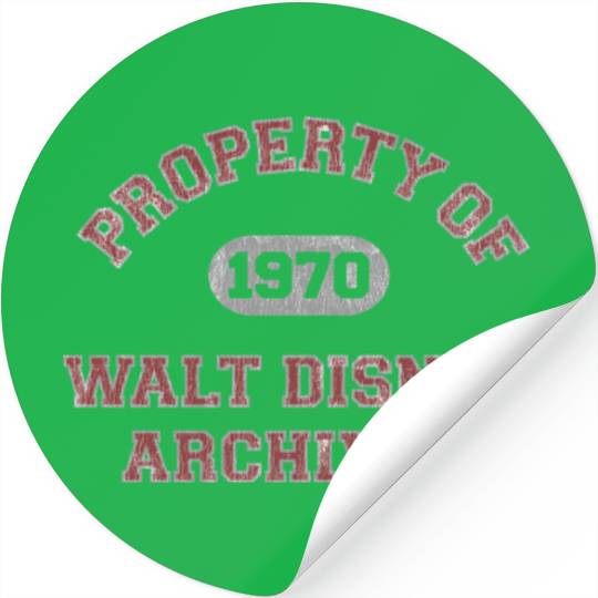 Discover Property of Walt Disney Archives Stickers