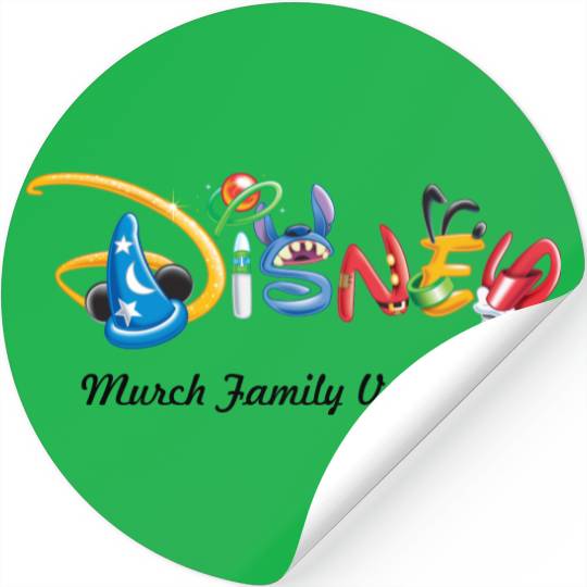 Disney Logo - Family Vacation Stickers