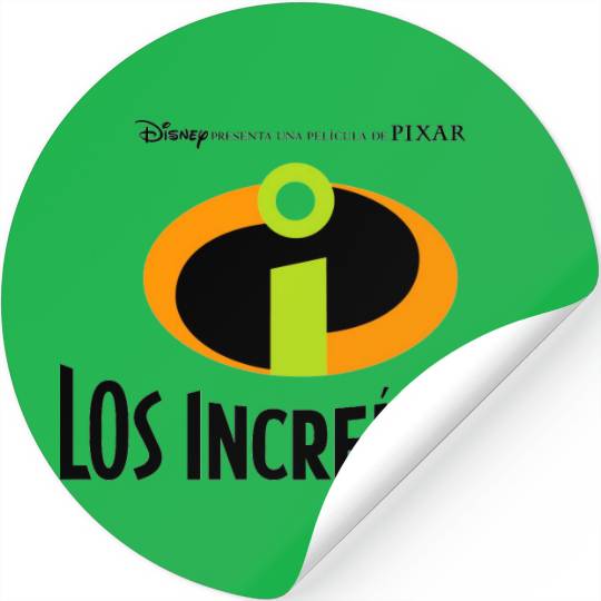 The Incredibles Spanish Disney Stickers