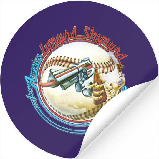 vintage 1975 Lynyrd Skynyrd European Tour Stickers