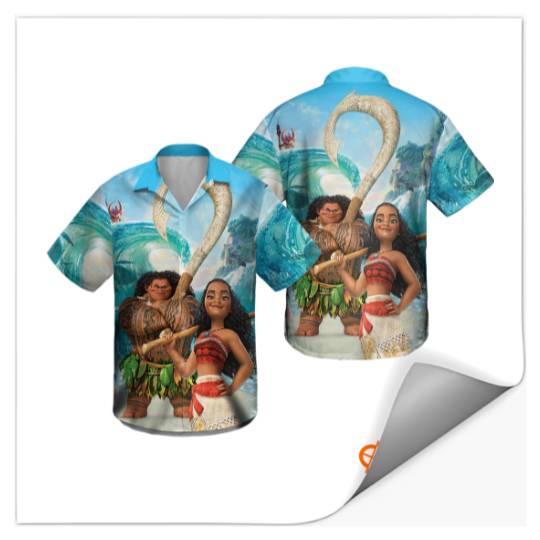Moana Disney Hawaiian Summer Tropical Hawaiian Stickers