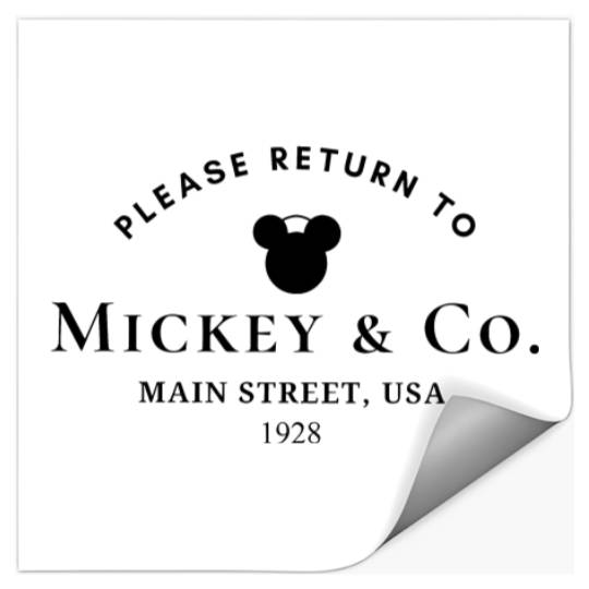 Return to Mickey & Co Stickers, Disneyworld Stickers, Disney Trip Stickers, 2023 Stickers