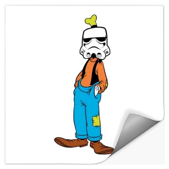 Disney Goofy Star Wars Stormtrooper Stickers