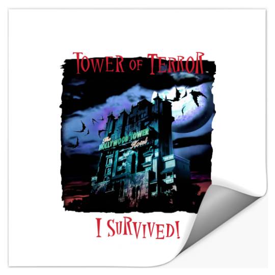 Tower of Terror I Survived!  Stickers, The Twilight Zone Stickers, Disney Stickers
