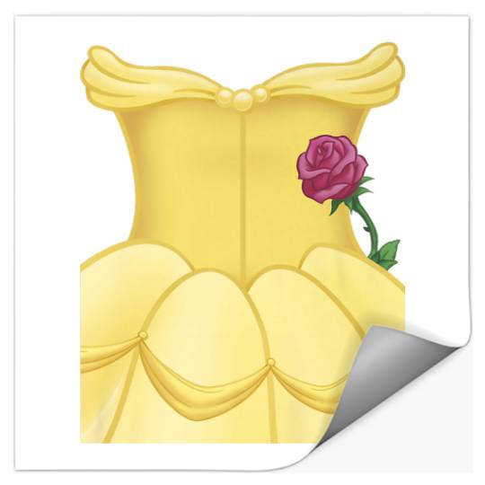 Discover Disney Beauty And Beast Belle Dress Costume Hall Stickers
