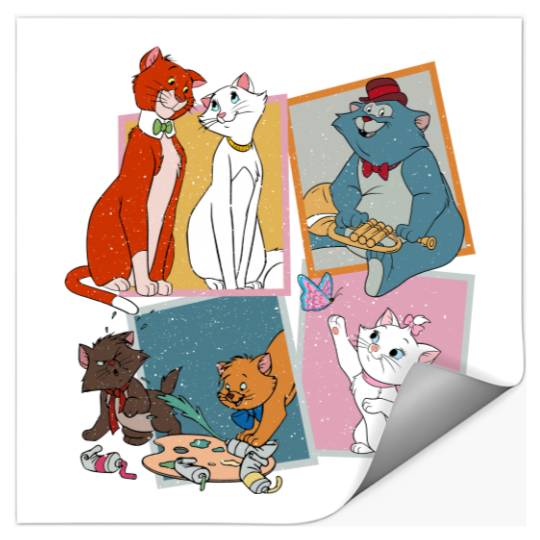 Disney The Aristocats Group Characters Stickers
