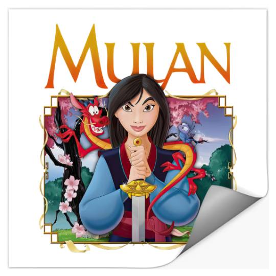 Disney Mulan Anime Mushu Cri-Kee Stickers