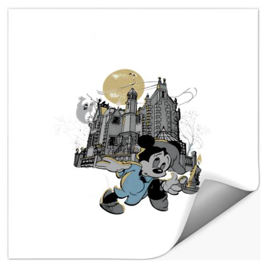 The Haunted Mansion Mickey Stickers, Disney Haunted Stickers