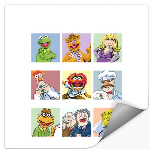 Cute  Funny Disney The Muppets Characters Today Stickers