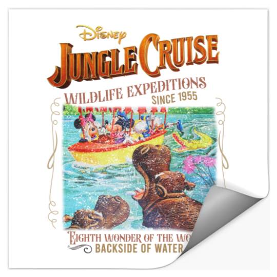 Jungle Cruise Stickers,  Stickers, Mickey and Friends Stickers, Disney Park Stickers, Disney Jungle Cruise Ride, Disneyland Trip Stickers