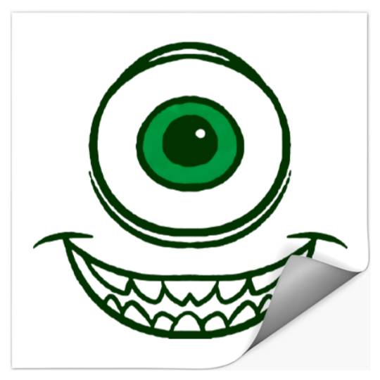 Disney Monsters Inc. Mike Wazowski Halloween Stickers