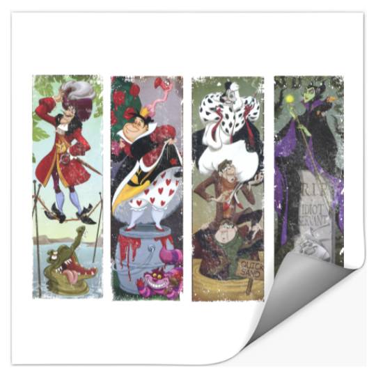 Villain Stickers, Disney Villain Tank, The Haunted Mansion Tank