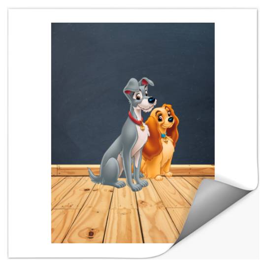 Lady and the Tramp Luggage Cover, Disney Dogs Luggage Cover Stickers