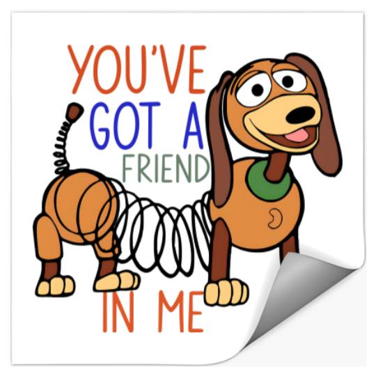 Slinky Dog Disney Stickers, Disney Stickers, Mickey Ears Slinky Dog Stickers