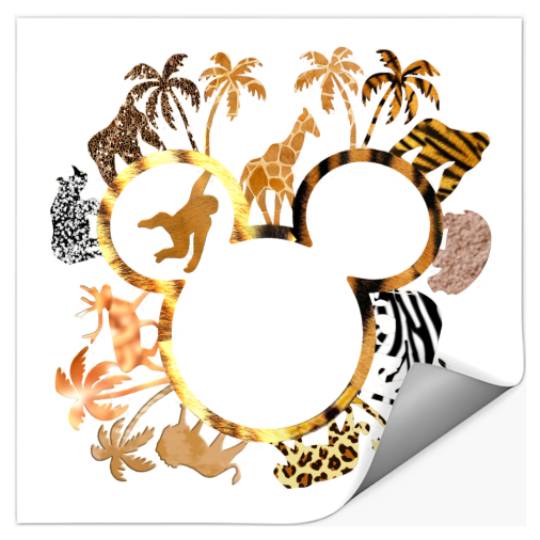 Disney Animal Kingdom Stickers, Disney Safari, Disney Leopard Stickers, Hakuna Matata Stickers