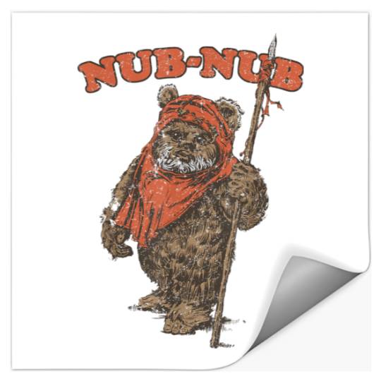 Disney Star Wars Stickers, Vintage Nub-Nub Ewok Camp Stickers, Wicket Ewoks Stickers, Forest Summer Camp Stickers