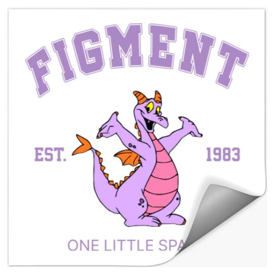 Disney Figment Stickers, Figment Est 1983 Stickers, Figment Stickers