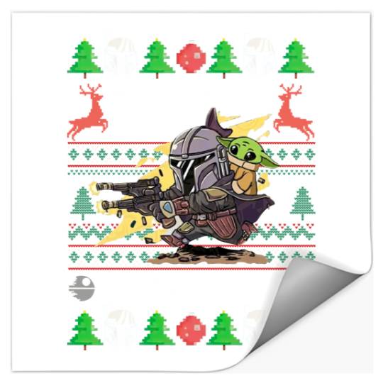 Pew Pew Madafakas Stickers, Star Wars Christmas Stickers, Disney Ugly Matching Stickers