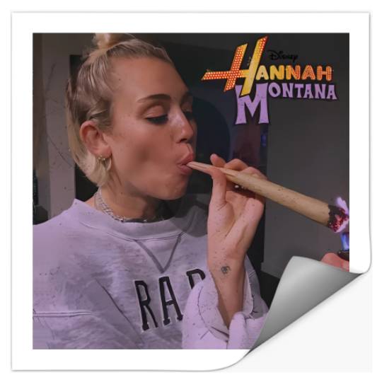 Vintage Hannah Montana Stickers, Disney Hannah Montana Logo