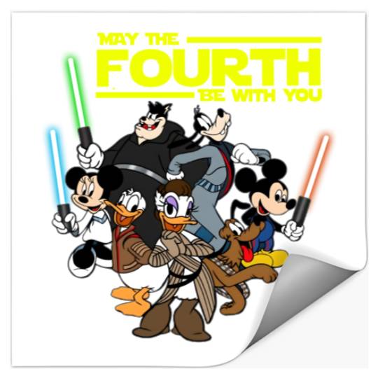 Disney Star wars May the fourth be with you Stickers, Galaxy's Edge Stickers