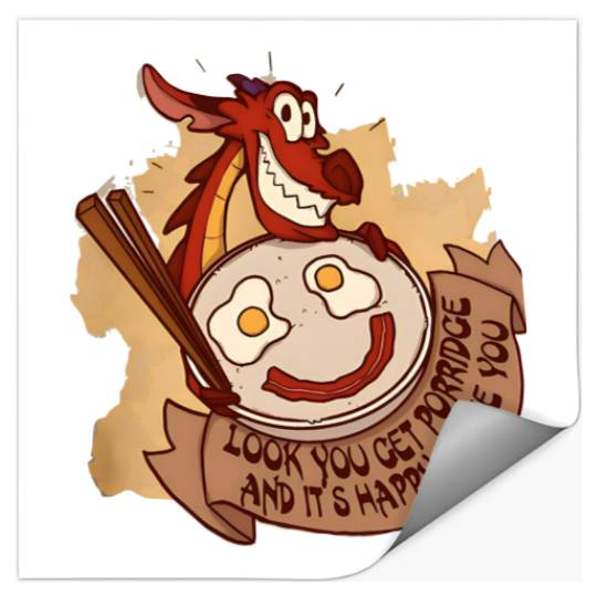 Disney Mushu Dragon Stickers