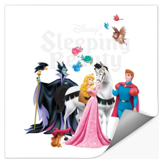 Vintage Sleeping Beauty Stickers, Aurora Princess Stickers, Disneyland Stickers