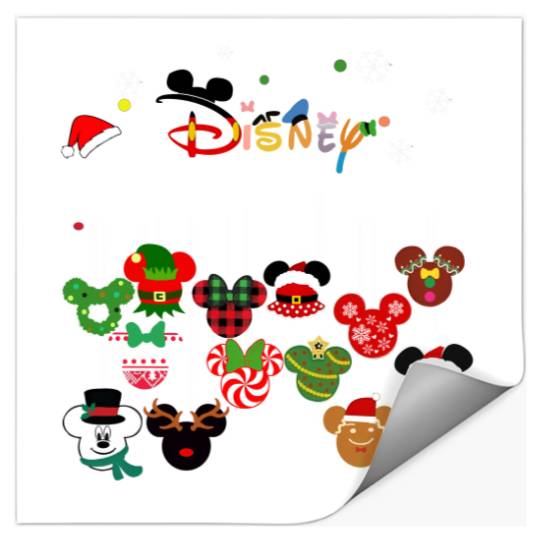 Disney Christmas Stickers, Merry and Bright Stickers