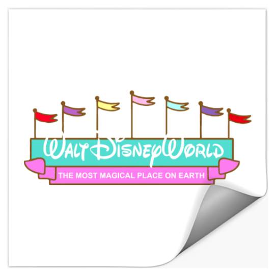 Disney Embroidered Crewneck Stickers