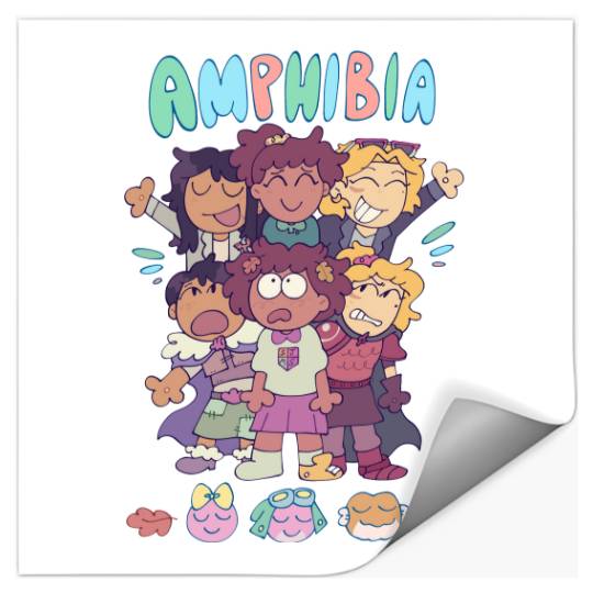Disney Amphibia Stickers All Characters Unisex Stickers Adult Stickers Kid Stickers