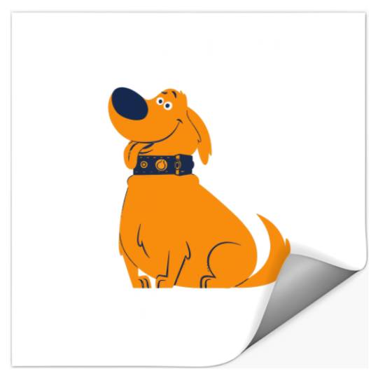 Discover Disney Up My Name is Dug Squirrel Graphic Stickers