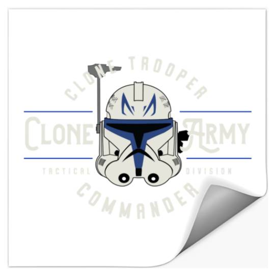 Star Wars Rex Clone Wars Clone Army Commander Emblem Stickers, Vintage Disney Star Wars Stickers, Clone Trooper Star Wars Stickers