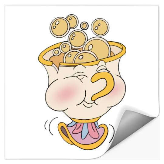 Disney Chip Beauty And The Beast Stickers