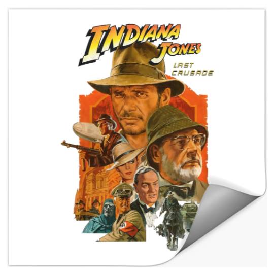 Vintage 90s Indiana Jones Adventure Disneyland 1995,Indiana Jones Stickers, Vintage Disney Movie Stickers