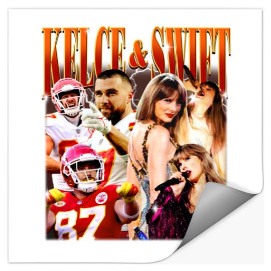 Discover Travis Kelce Taylor Vintage Stickers, The Eras Tour 2023 Stickers, TS Taylor version Concert