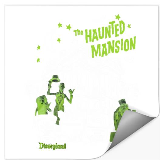 Vintage Haunted Mansion Stickers, The Haunted Mansion Stickers, Disneyland Halloween Stickers