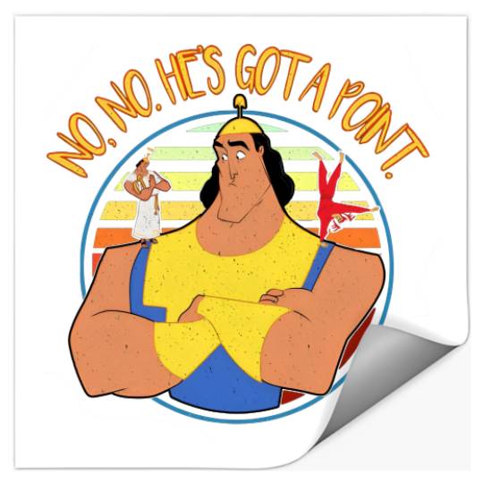 Disney The Emperors New Groove Krock Angel & Devil Quotes Retro Stickers, WDW Holiday  Stickers