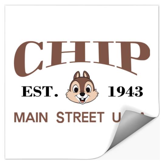 Disney Chip Embroidered Stickers