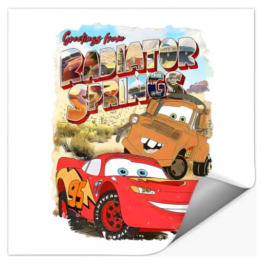 Discover Disney Vintage Radiator Springs Stickers