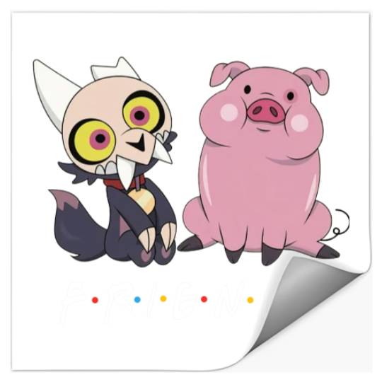 Disney Channel Gravity Falls Waddles & King The Owl House Friends Stickers