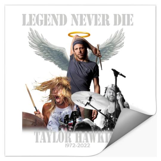 Discover Legend never die Taylor Hawskin Stickers