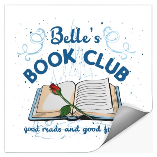 Disney Princess Belle Book Club Stickers, Disney Beauty and The Beast Stickers, Disney Vacation Stickers, Disney Girl Trip, Disney Stickers