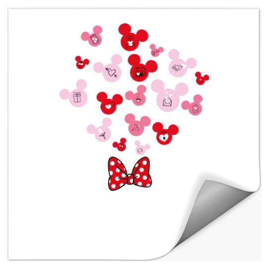 Valentines Day Stickers, Disney Balloon Stickers, Disney Valentine Stickers, Valentines Balloons Gifts