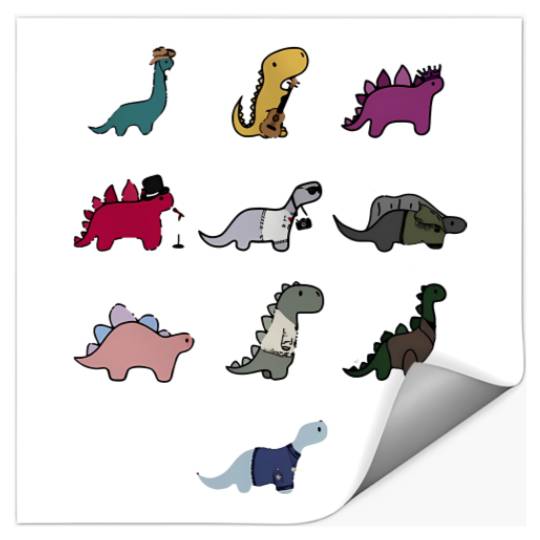 Discover Taylor The Eras Tour Dinosaur Stickers, Taylor Stickers, The Eras Tour Stickers, Swift Stickers