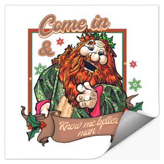 Disneyland Muppets Christmas Carol Character Stickers, Ghost of Christmas Stickers