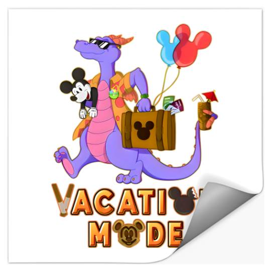 figment disney rainbow Stickers, the ride figment, One Little Spark Figment