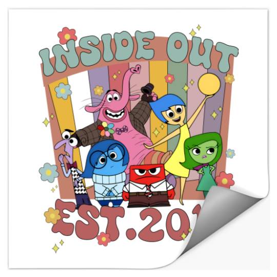 Disney Inside Out est 2017 Stickers, Inside Out Characters Stickers, Disney Best Friends Stickers