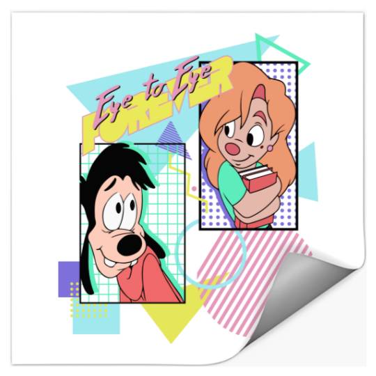 Disney A Goofy Movie  Stickers, A Goofy Movie Powerline Stand Out Tour Disney Stickers