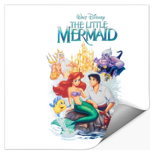 Vintage Disney The Little Mermaid Stickers, Disney Retro