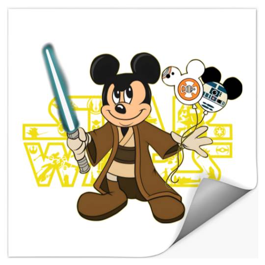 Disney Mickey and Friends Star Wars Stickers,