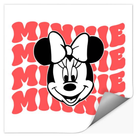 Minnie Mouse Stickers, Minnie Stickers, Disney Lover Stickers, Retro Minnie Stickers